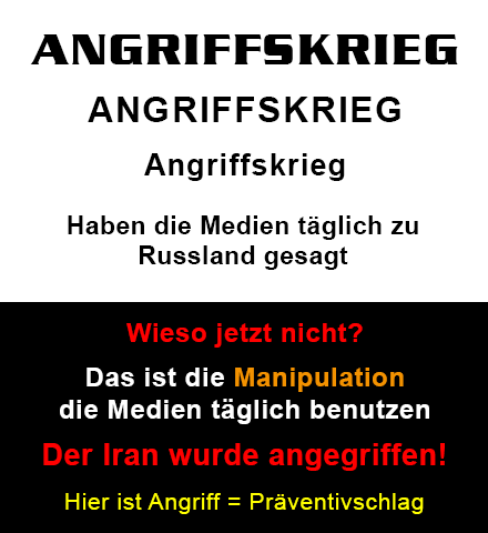 Angriffskrieg Iran